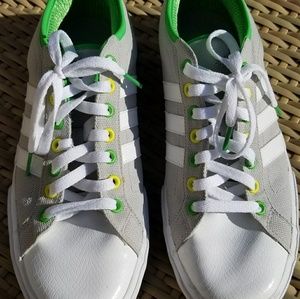 Adidas Sneakers grey, green, yellow
